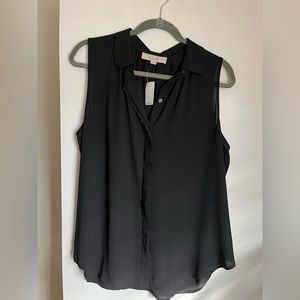NWT LOFT Tank Top - Scallop Trim - Large
